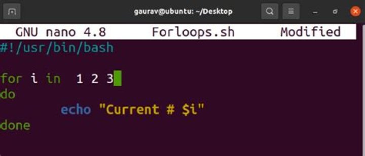 How do I run a loop in bash?