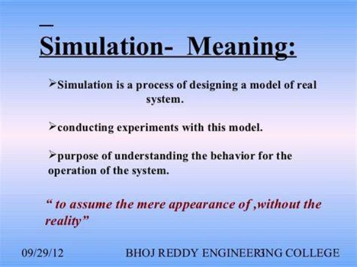 How does Baudrillard define simulation?