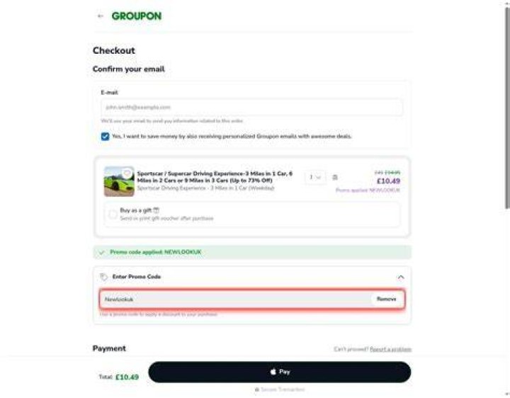 When does the Groupon 30% off code end?
