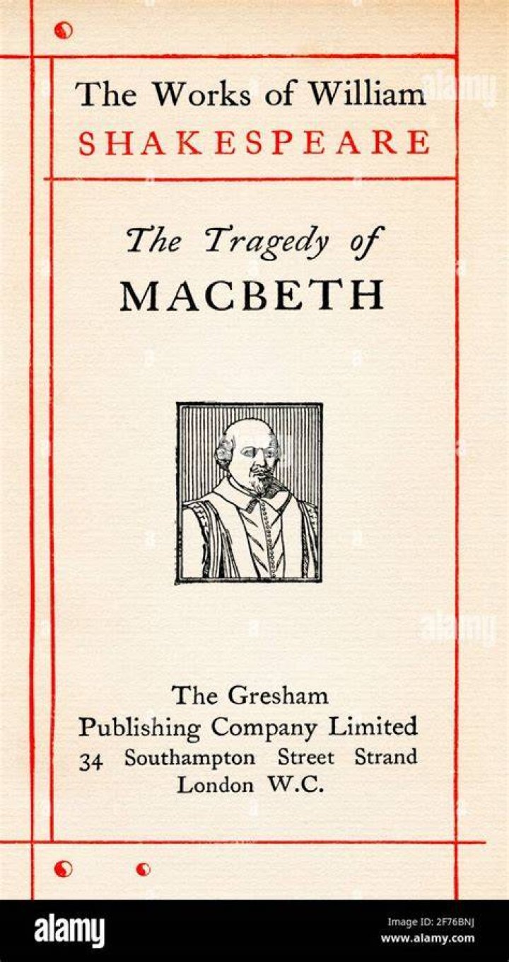 When was Macbeth published?